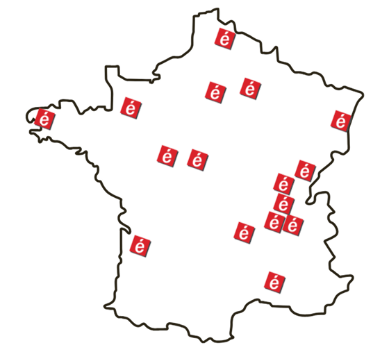 Carte magasins Careco